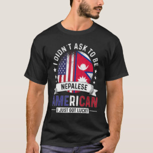 Nepalese American Countries Flags Pride Country Ne T-Shirt