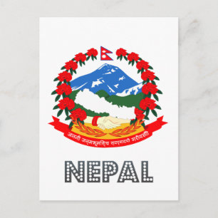 Nepalese Emblem Postcard
