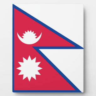 Nepalese Flag Plaque
