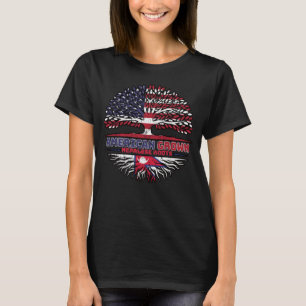 Nepalese Nepal US American USA United States Tree T-Shirt