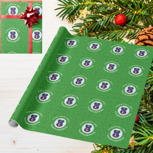 Nepali Angel Christmas Flag Personalised  Wrapping Paper