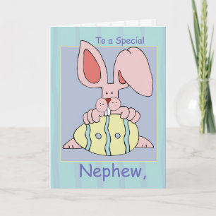 Nephew Ear-Resistible Easter Holiday Card