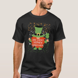 Nephew Funny St Patrick's Day Lucky Gnome Family M T-Shirt