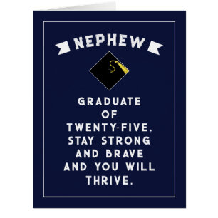 Nephew Graduation 2025 Card