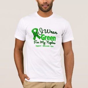 Nephew - Green  Awareness Ribbon T-Shirt
