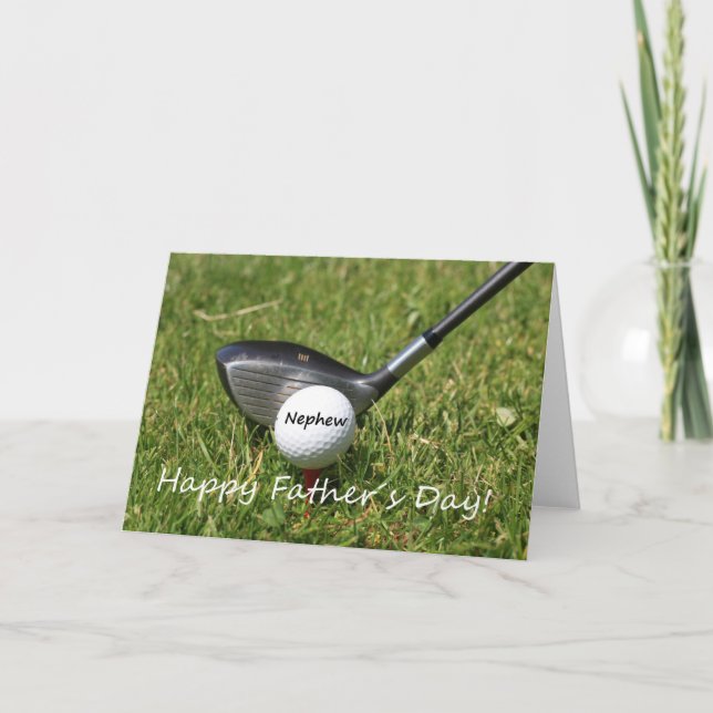 Nephew Happy Father's Day Card (Front)