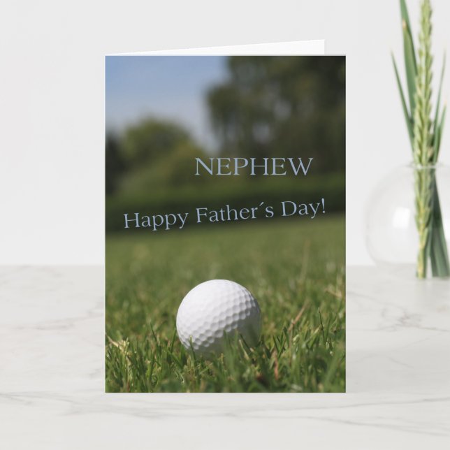 Nephew Happy Father's Day Card (Front)