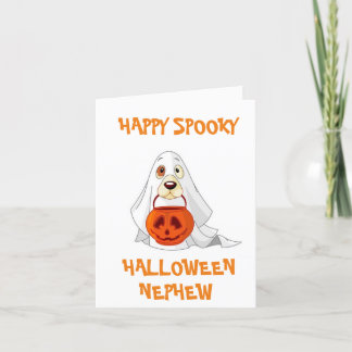 **NEPHEW** HAVE A HAPPY & SPOOKY HALLOWEEN CARD