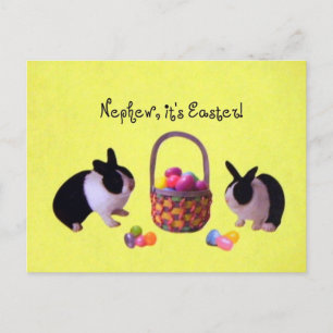Nephew it's Easter! Holiday Postcard