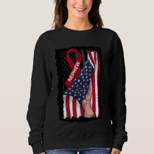 Nephew Multiple Myeloma Awareness Ribbon American Sweatshirt