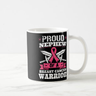 Nephew Of Breast Cancer Warrior Pink Awareness Rib Coffee Mug