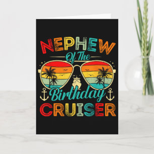 Nephew Of The Birthday Cruiser Family Cruise Birth Card