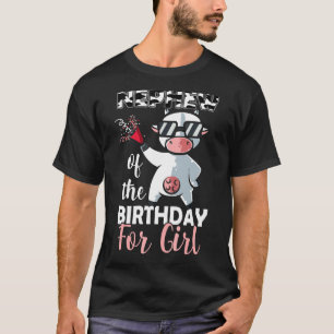 Nephew Of The Birthday Girl Family Cow First Bday T-Shirt