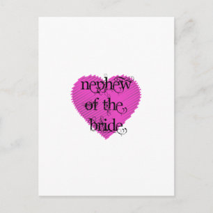 Nephew of the Bride Postcard