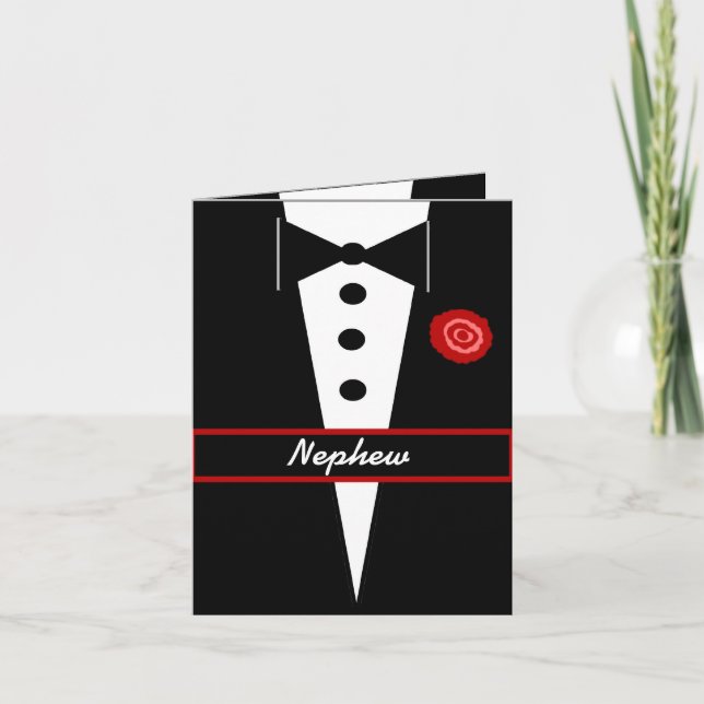 NEPHEW or add Name Be My Ring Bearer Invitation (Front)