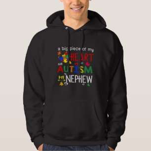 Nephew Piece Heart Puzzle Autism Awareness Hoodie