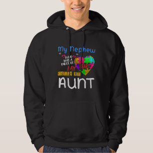 Nephew Puzzle Aunt Special Autism Awareness Hoodie