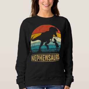 Nephew Saurus T Rex Dinosaur Nephewsaurus Matching Sweatshirt