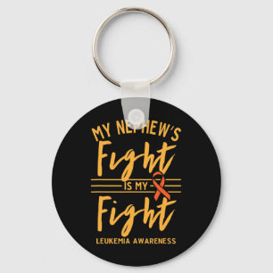 Nephew's Fight Is My Fight Leukaemia Awareness  Key Ring