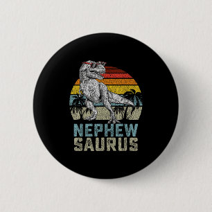 Nephewsaurus T Rex Dinosaur Nephew Saurus Family M 6 Cm Round Badge