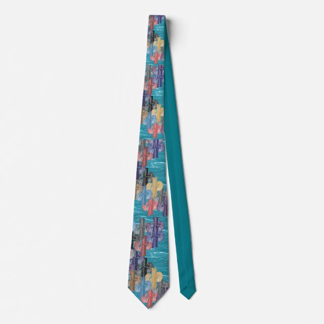 Nephrologist Renal Art Design Tie (Front)