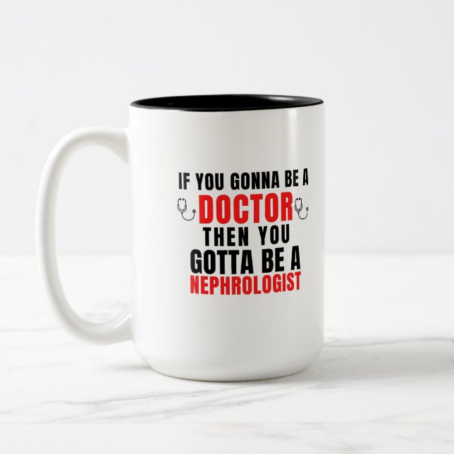 Nephrologist Two-Tone Coffee Mug (Left)
