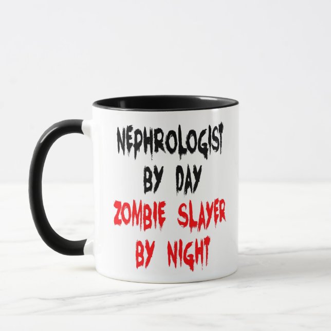 Nephrologist Zombie Joke Mug (Left)