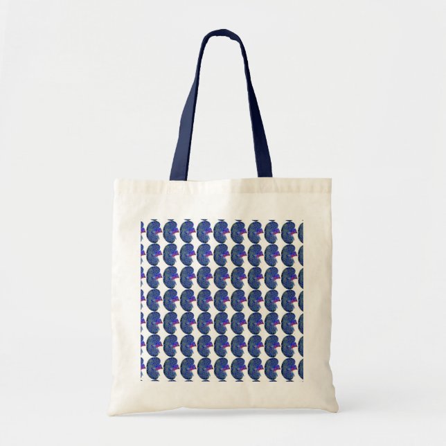 Nephrology Kidney Mosaic Design Tote Bag (Front)