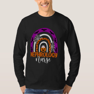 Nephrology Nurse Halloween Rainbow Nephrology Nurs T-Shirt