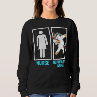 Nephrology Nurse Unicorn Dialysis Nursing Rn Sweatshirt