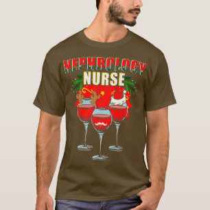 Nephrology Nurse Urinalysis Christmas Dialysis T-Shirt