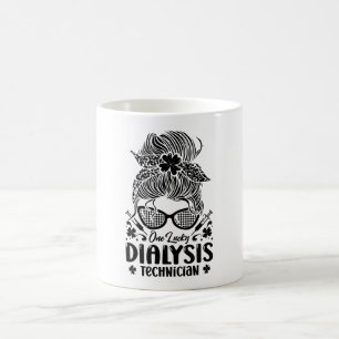 Nephrology One Lucky Dialysis Technician Nurse Coffee Mug
