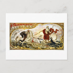 Neptune 1866 - Vintage Label Postcard