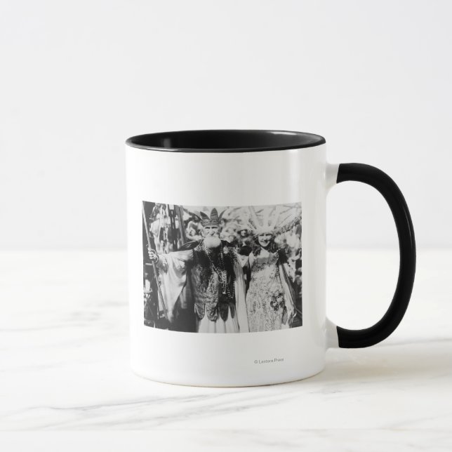Neptune and Miss America at Carnival Photograph Mug (Right)