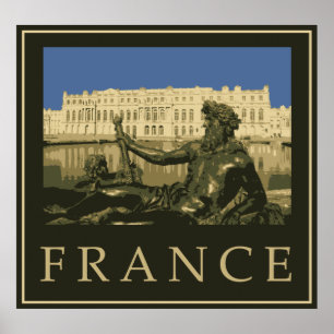 Neptune and the Palace of Versailles Poster