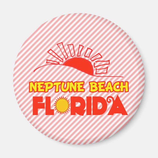 Neptune Beach, Florida Magnet (Front)