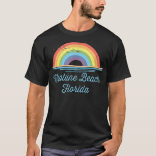 Neptune Beach Florida Souvenir Graphic T-Shirt