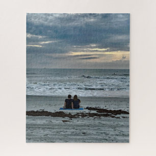 Neptune Beach Sunrise Together Florida Jigsaw Puzzle