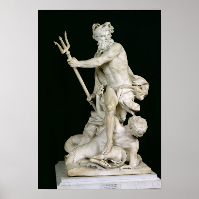 Neptune Calming the Waves, 1757 Poster (Front)