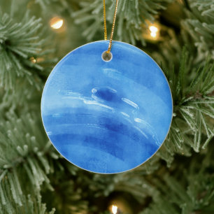 Neptune ceramic ornament