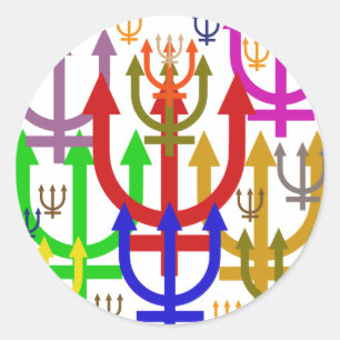 Neptune Classic Round Sticker
