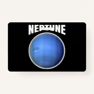 Neptune Design - Science Planet Outer Space ID Badge