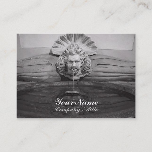 Neptune Drinking Fountain Business Card (Front)