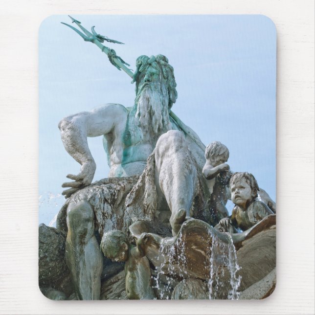 Neptune Fountain in Berlin Mouse Pad (Front)
