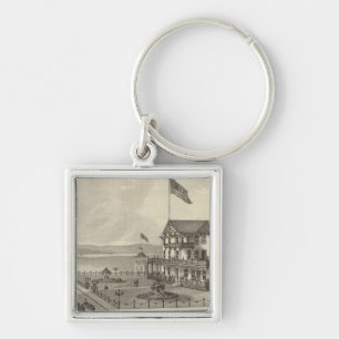 Neptune House, Ocean Beach, NJ Key Ring