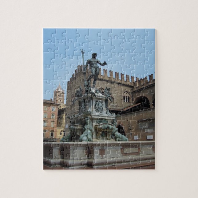 Neptune in Bologna Jigsaw Puzzle (Vertical)