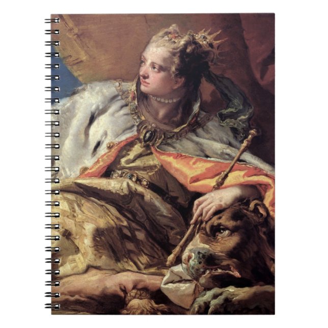 Neptune offering gifts to Venice (ceiling fresco) Notebook (Front)