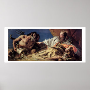 Neptune offering gifts to Venice (ceiling fresco) Poster