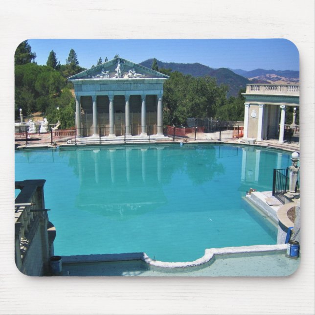 Neptune Pool at Hearst Castle, San Simeon, CA Mouse Pad (Front)