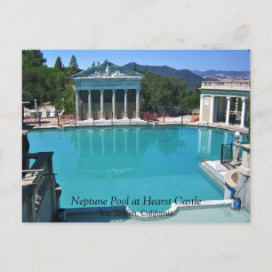 Neptune Pool at Hearst Castle, San Simeon, CA Postcard